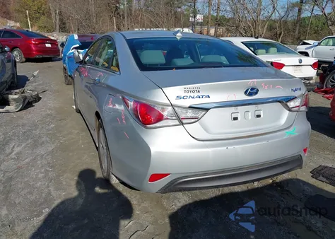 2015 Hyundai Sonata Hybrid z USA, uszkodzony, nr VIN KMHEC4A48FA135036
